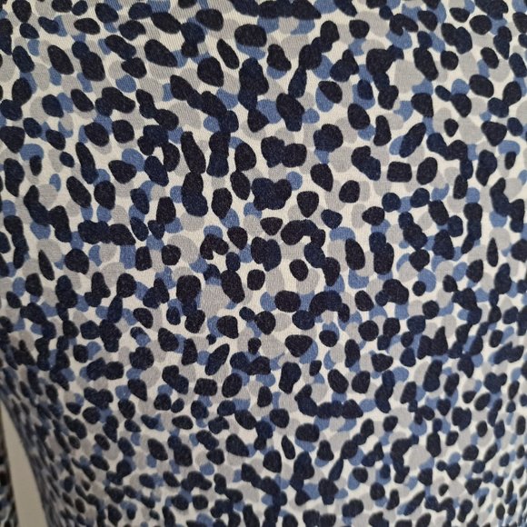 Michael Kors Print Top Long Sleeve Cowl Neck Size P/M Great Condition - Picture 6 of 7